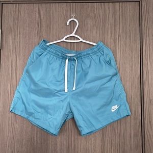 RARE Nike Flow Woven Shorts Cerulean